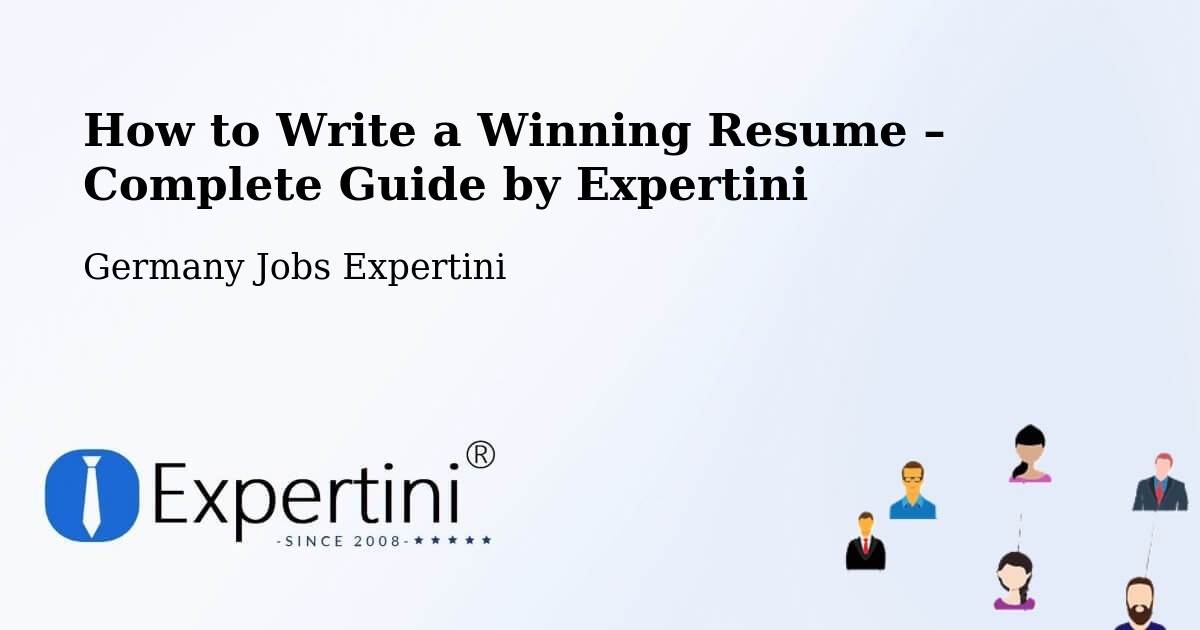 Resume Writing Guide for Job Seekers – Schwarzenbek - Schwarzenbek, Germany Jobs Expertini
